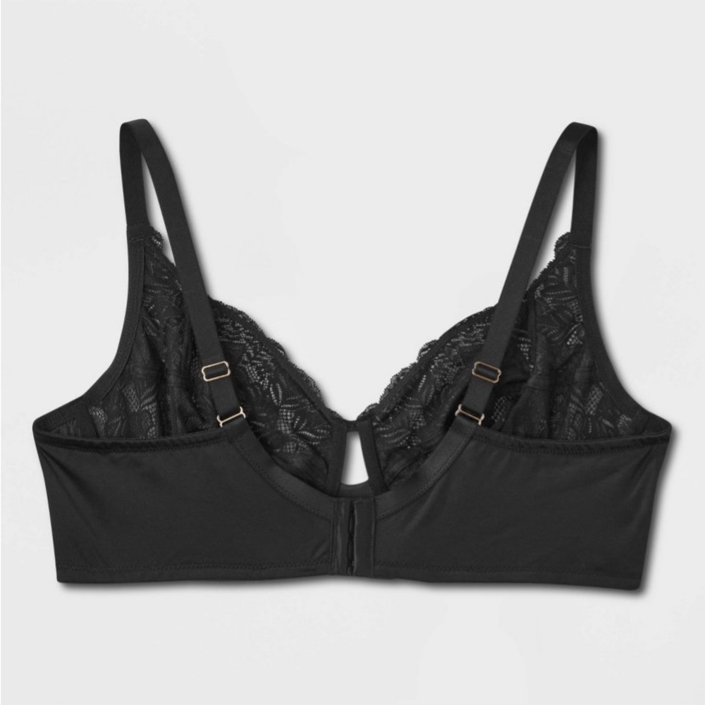 Women's Lace Unlined Bra - Auden™
Black 40DDD - Picture 4 of 11